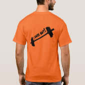 Ik ben XC en ik weet het: Land overschrijdend T-shirt (Achterkant)