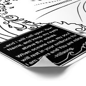 Ik ben Yours, big tropic wave volwassen kleurstof Poster (Hoek)