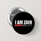 Ik ben Zain Model Elite Ronde Button 5,7 Cm (Voorkant /achterkant)
