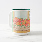 IK BEN Zalig! - Verborgen Zegeningen Koffie Mok (Voorkant links)