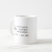 Ik ben ze Motivates Inmares Koffiemok (Voorkant links)