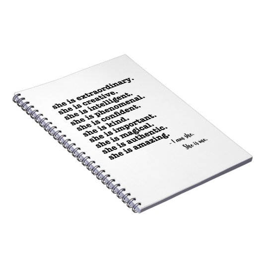 Ik ben ze. Zij is mij. Notitieboek (Rechterzijde)