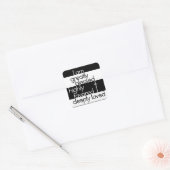 Ik ben zeer gezegend, zeer geliefd, zeer geliefd vierkante sticker (Envelop)