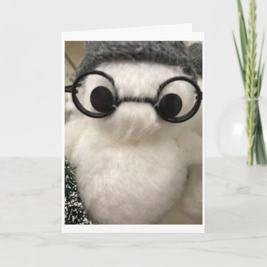 IK BEN ZEER NOSY* MET EEN ZEER MERRY CHRISTMAS. KAART (Voorkant)