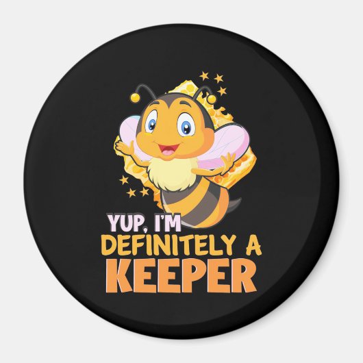 Ik Ben Zeker Een Bijenhouder Magneet (Voorkant)