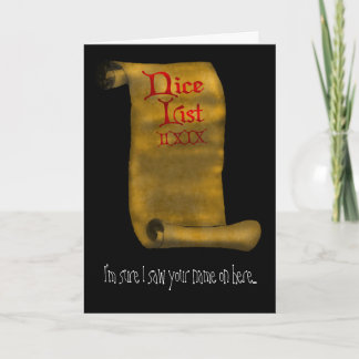 Ik ben zeker ik hier jouw naam op… feestdagen kaart
