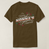 Ik ben zeker Nonna's favoriete, grootzoon grootdoc T-shirt (Design voorkant)