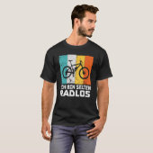 Ik ben zelden fietsloos, grappig fietswiel t-shirt (Voorkant volledig)
