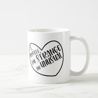 Ik ben zelf een vreemd en ongewoon geschenk koffiemok