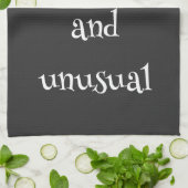 Ik ben zelf vreemd en ongewoon theedoek (Gevouwen)