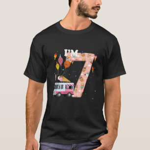 Ik ben zeven dagen voor jongens meisjes Ice Cream  T-shirt