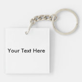 Ik ben zijn Christelijke inspiratie Sleutelhanger (Achterkant)