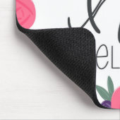 Ik ben zijn fijne, heldere Florals Mousepad Muismat (Hoek)