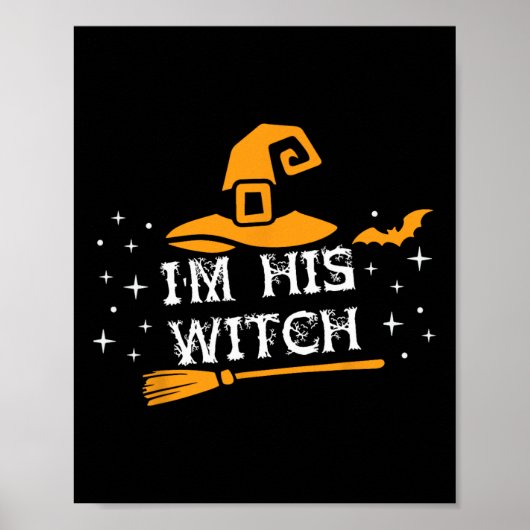 Ik ben zijn heks die paren Halloween kostuum F Poster (Voorkant)