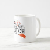 Ik ben zijn heks Funny Halloween Cool Koffiemok (Voorkant rechts)