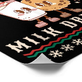 Ik ben zijn melkdrinker kerstvakantie pyjama poster (Hoek)