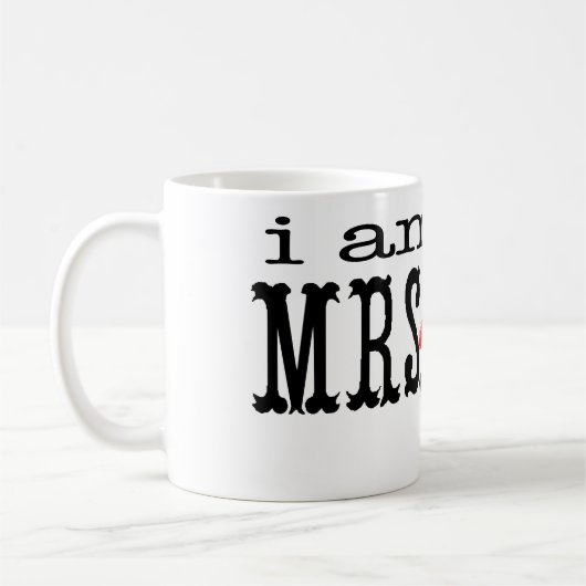 Ik ben zijn mevrouw. koffiemok (Links)