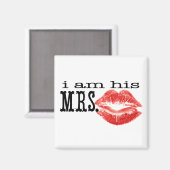 Ik ben zijn mevrouw. magneet (Voorkant / Achterkant)