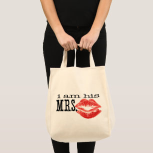 Ik ben zijn mevrouw. tote bag
