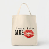 Ik ben zijn mevrouw. tote bag (Voorkant)