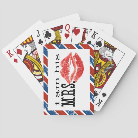 Ik ben zijn Mrs. Pokerkaarten (Achterkant)