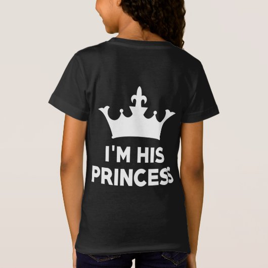 Ik ben zijn prinses t-shirt (Achterkant)