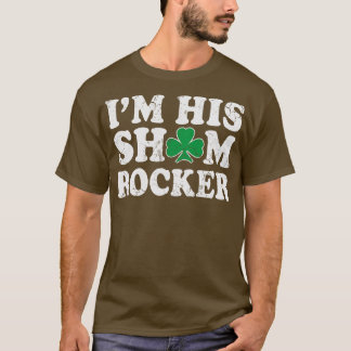 Ik ben zijn Shamrocker Couples Irish St Patricks D T-shirt