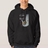 Ik ben zijn stem Elephant Mam Autism Child Awarene Hoodie (Voorkant)
