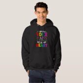 Ik ben zijn stem. Hij is mijn hart autisme. Hoodie (Voorkant volledig)