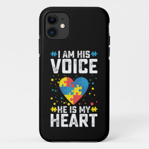 Ik Ben Zijn Stem Hij Is Mijn Hart Autisme Moeder V Case-Mate iPhone Case