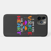 Ik ben zijn stem... hij is mijn hart Case-Mate iPhone case (Achterkant (horizontaal))