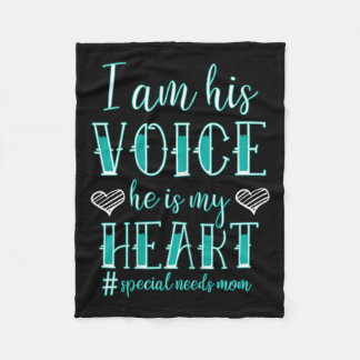 Ik ben Zijn stem, Hij is mijn hart, speciale behoe Fleece Deken