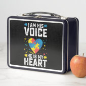 Ik ben zijn stem. Hij is mijn hartautisme mama pap (In situ)