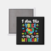 Ik ben zijn stem. Hij is mijn hartautisme van mama Magneet (Voorkant / Achterkant)