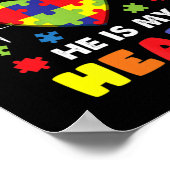 Ik ben zijn stem.. hij is mijn hartautisme voorlic poster (Hoek)