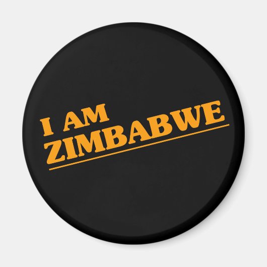 Ik ben Zimbabwe Magneet (Voorkant)