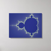 Ik ben zo blauw - Fractal Canvas Afdruk (Voorkant)