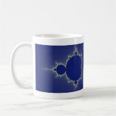 Ik ben zo blauw - Fractal Koffiemok (Links)