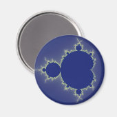 Ik ben zo blauw - Fractal Magneet (Voorkant / Achterkant)