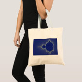 Ik ben zo blauw - Fractal Tote Bag (Voorkant (product))