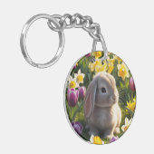 Ik ben zo blij dat het lente is sleutelhanger (Voorkant Links)