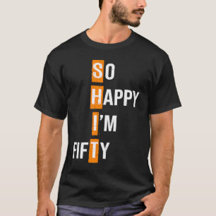 Ik ben zo blij dat ik 50 jaar ben in 1969 t-shirt
