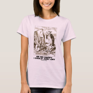 Ik ben zo blij dat ik alleen kon roken (Alice Mock T-shirt