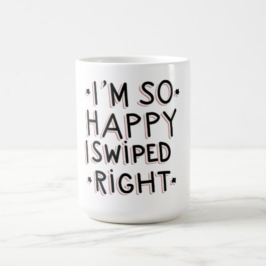 Ik ben zo blij dat ik goed heb gezwemd. koffiemok (Center)