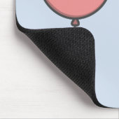 Ik ben zo blij dat ik kan barsten. muismat (Hoek)