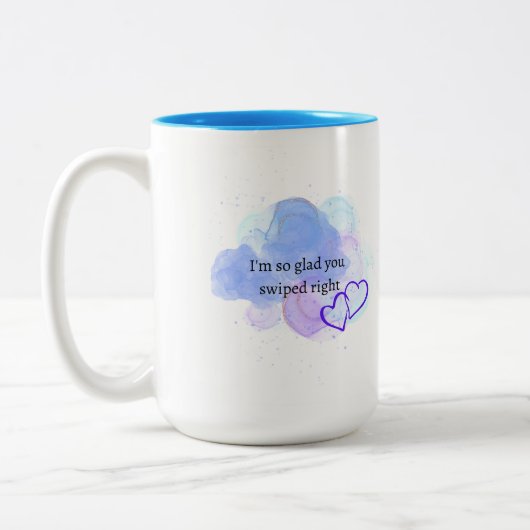 Ik ben zo blij dat je de juiste mok hebt gedraaid (Links)