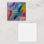 Ik ben zo blij dat je geboren bent informatiekaartje (Voorkant / Achterkant)