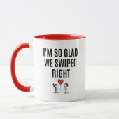 Ik ben zo blij dat we goed hebben gedraaid mok (Links)