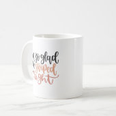 Ik ben zo blij dat we goed hebben gezwemd. koffiemok (Voorkant links)