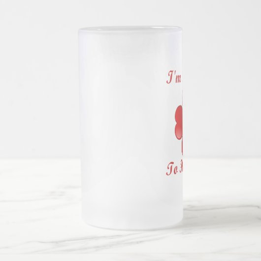 Ik ben zo blij je te hebben (Ver. 2) Matglas Bierpul (Center)